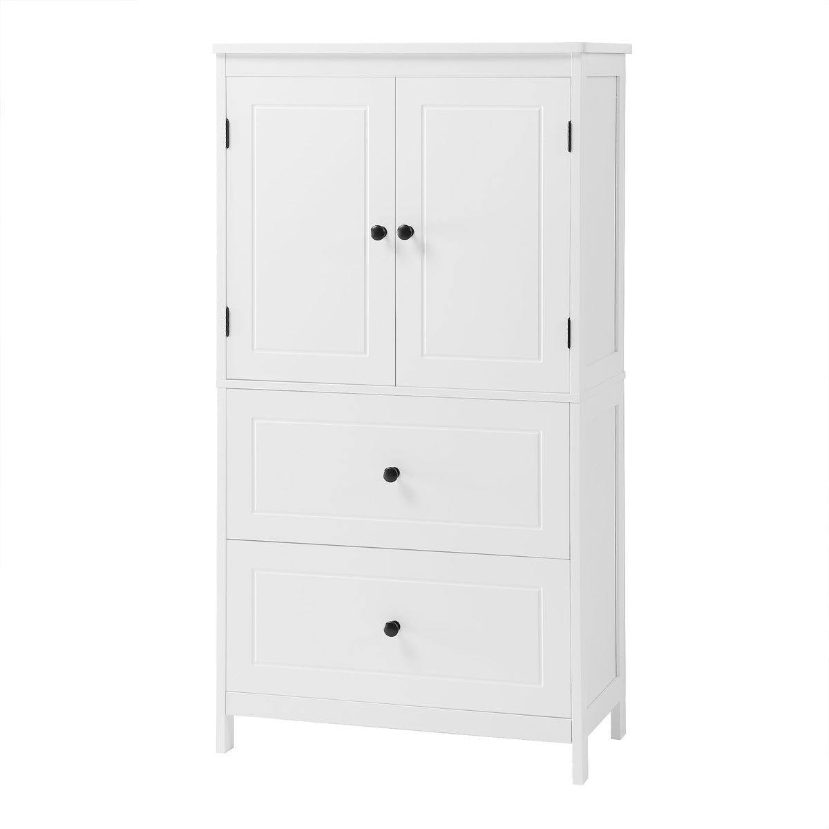 Bathroom Storage Cabinet with Doors, Drawers & Shelf