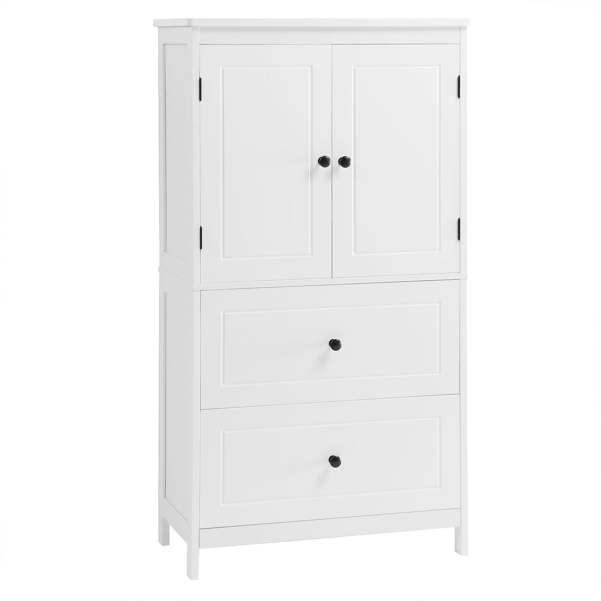 Bathroom Storage Cabinet with Doors, Drawers & Shelf