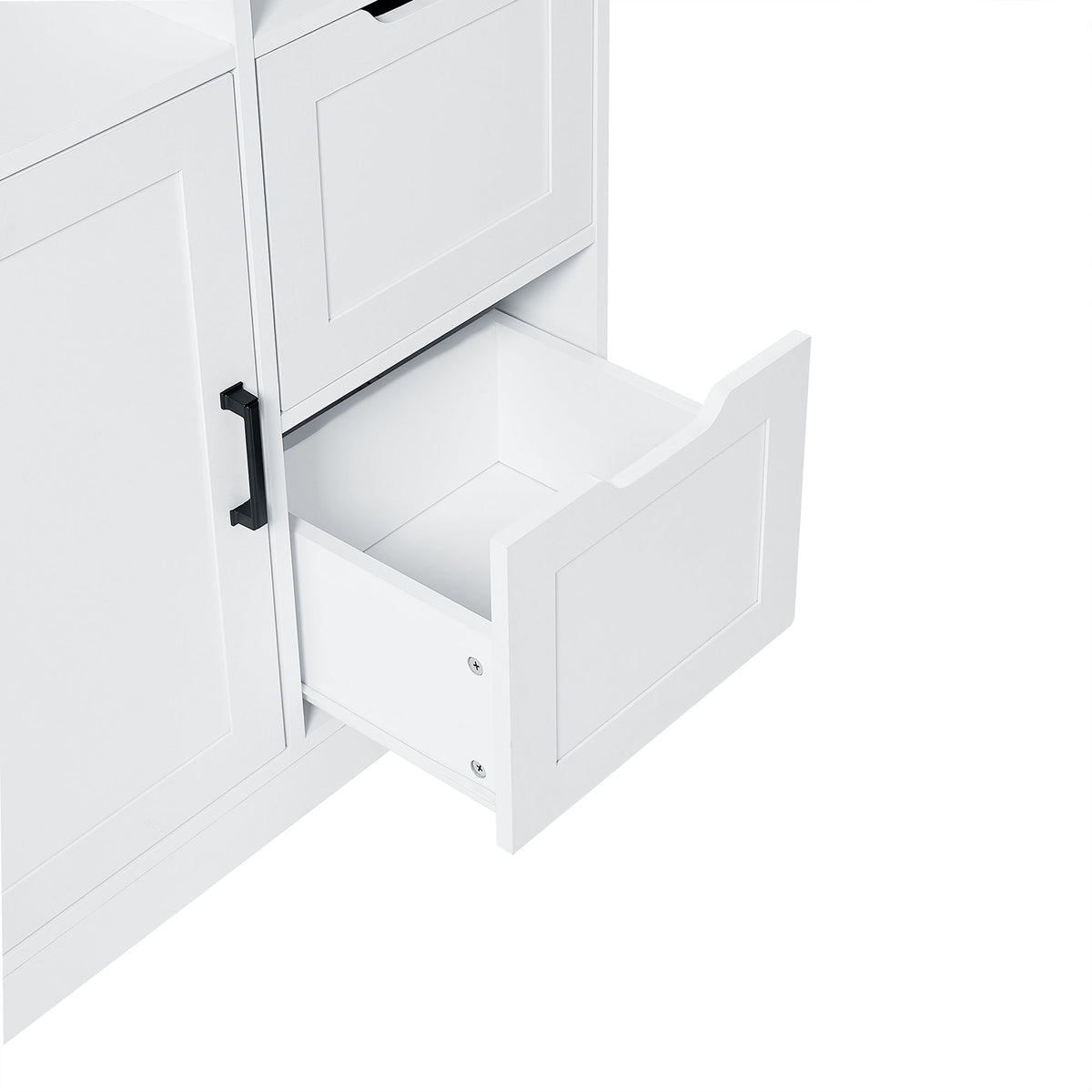 Bathroom Storage Cabinet with Doors, Drawers & Shelves