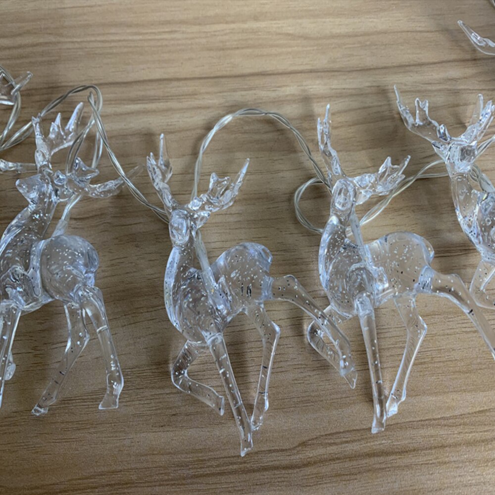 Transparent Sika Deer LED String Light for Windows