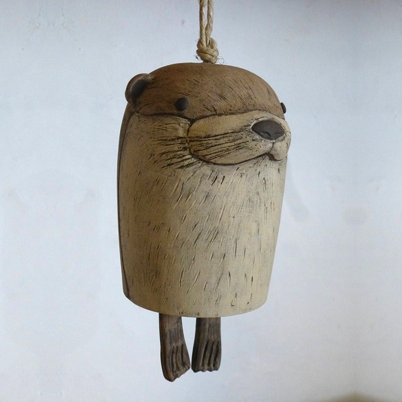 Woodland Animal Wind Chime for Whimsical Garden Decor
