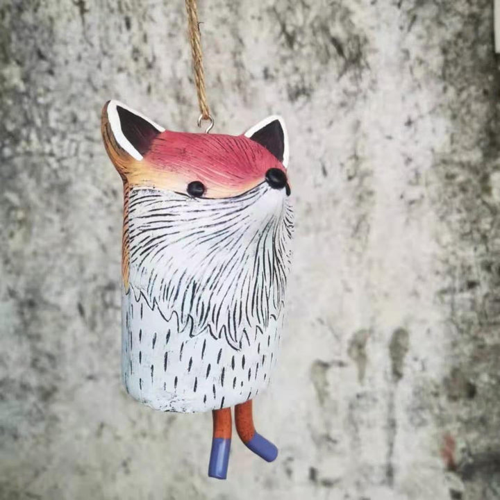 Woodland Animal Wind Chime for Whimsical Garden Decor