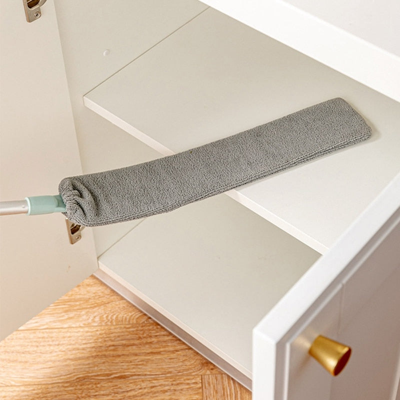 Under Bed Dust Brush With Long Handle & Flexible Head