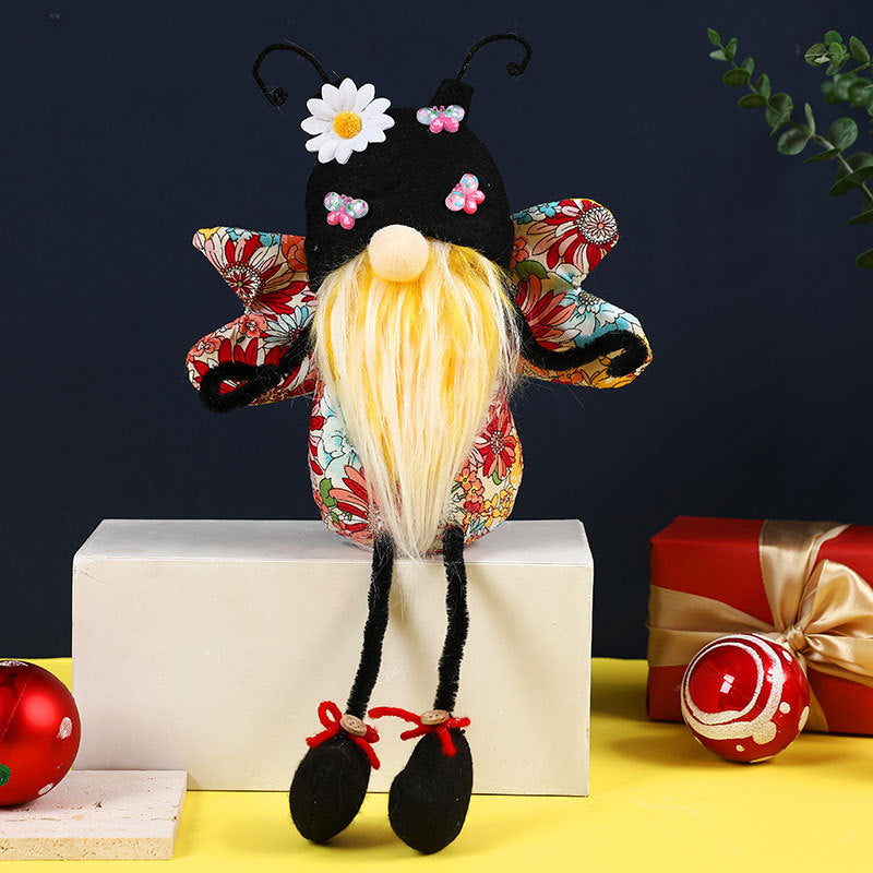 Bee & Butterfly Gnome Ornaments for Cheerful Decor