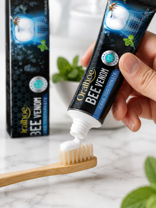Bee Venom Whitening Toothpaste — Deep Stain Removal & Fresh