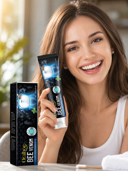 Bee Venom Whitening Toothpaste — Deep Stain Removal & Fresh