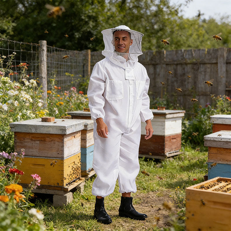 Bee Suit Professional Full-Body Beekeeping Protection