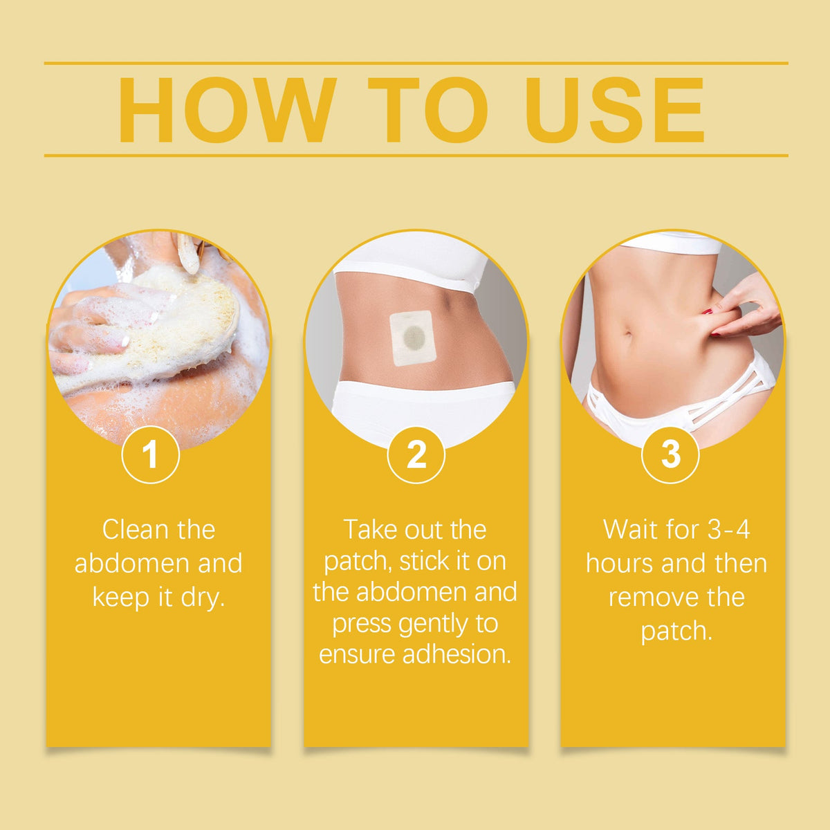 Bee Venom Body Shaping Patch for a Firmer-Looking Waist