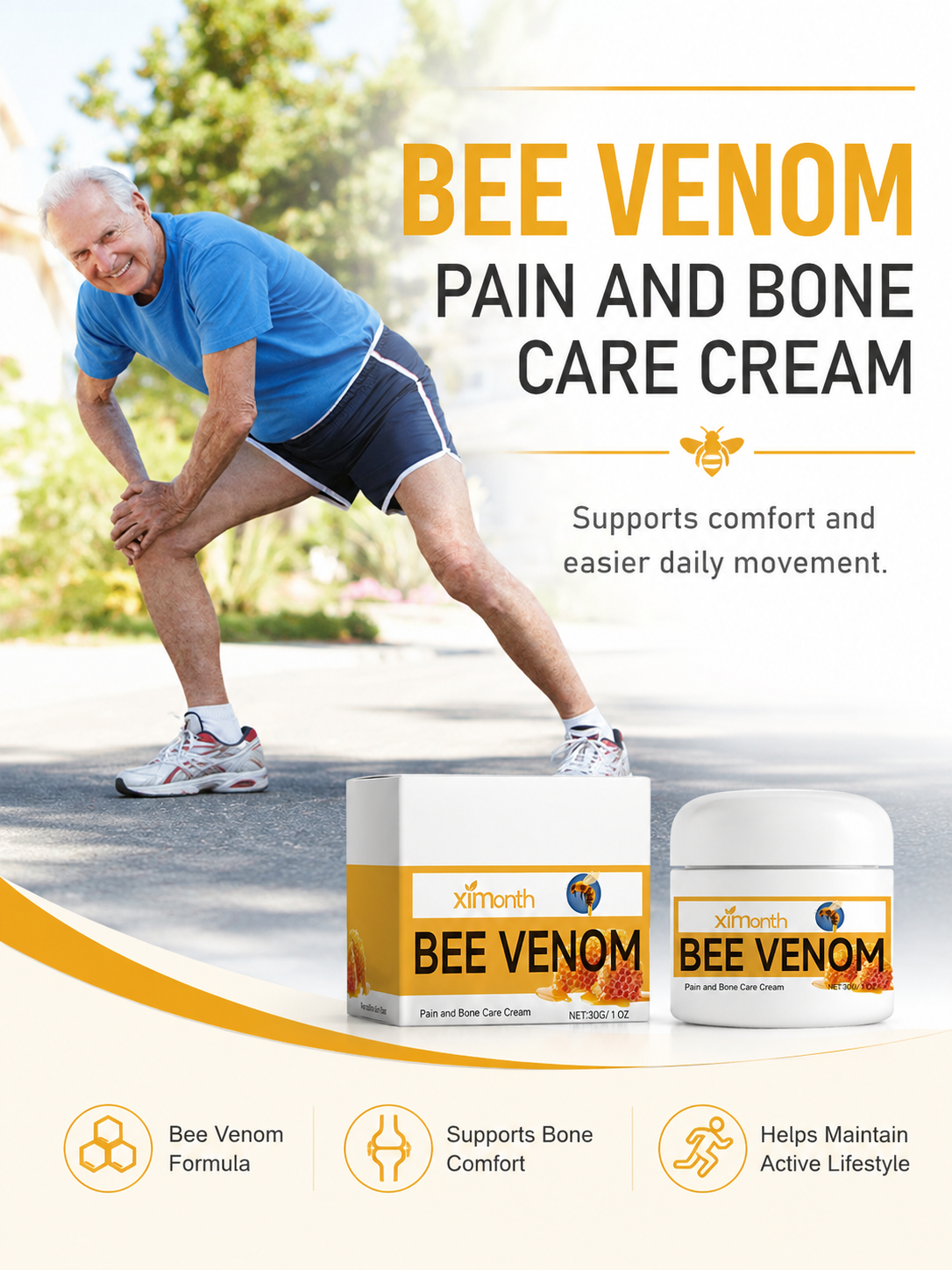 Bee Venom Joint Relief Cream — Fast, Lasting Pain Relief