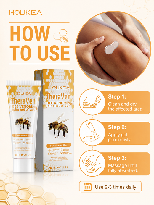 Joint Pain Relief Gel with Bee Venom — Move Freely Again