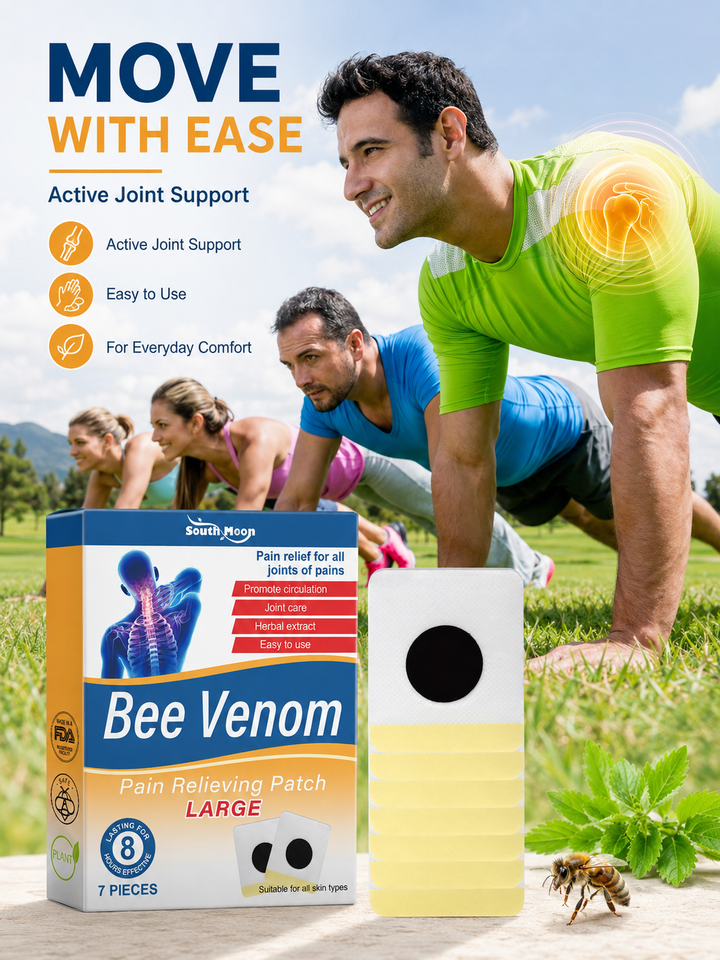 Joint Pain Relief Patch — 8-Hour Lasting Comfort with Bee