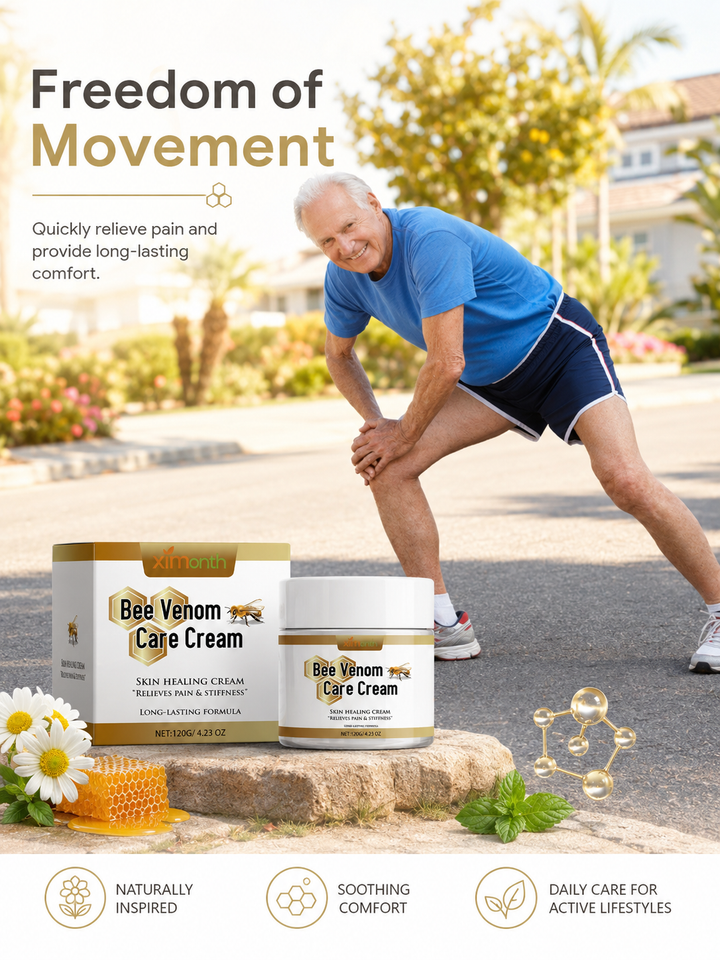 Bee Venom Relief Cream — Soothes Aching Joints & Muscles