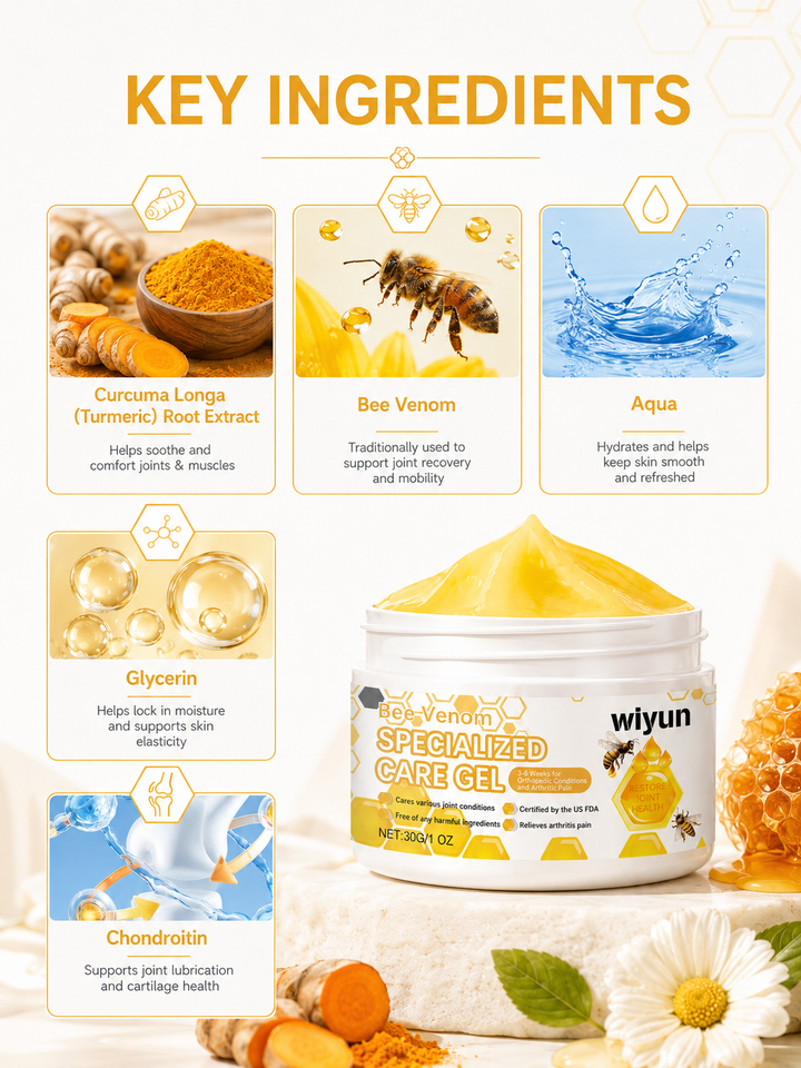 Bee Venom Relief Gel — Soothe Achy Joints & Muscles Naturally
