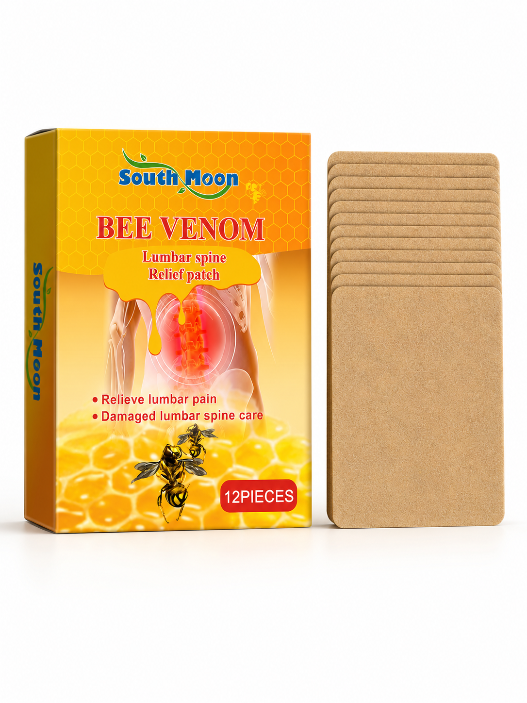 Bee Venom Relief Patches — Natural Lumbar & Shoulder Pain