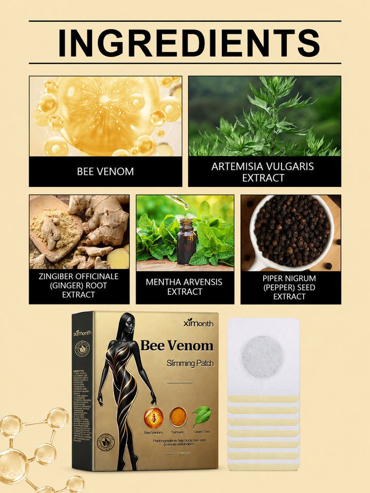 Bee Venom Slimming Patches – Overnight Firming Results