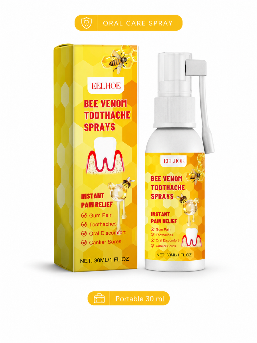 Bee Venom Toothache Spray – Instant Pain & Gum Relief