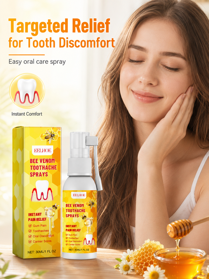 Bee Venom Toothache Spray – Instant Pain & Gum Relief