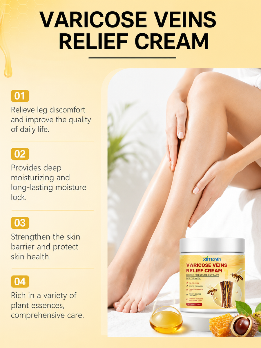 Bee Venom Varicose Cream — Visibly Reduce Vein Appearance