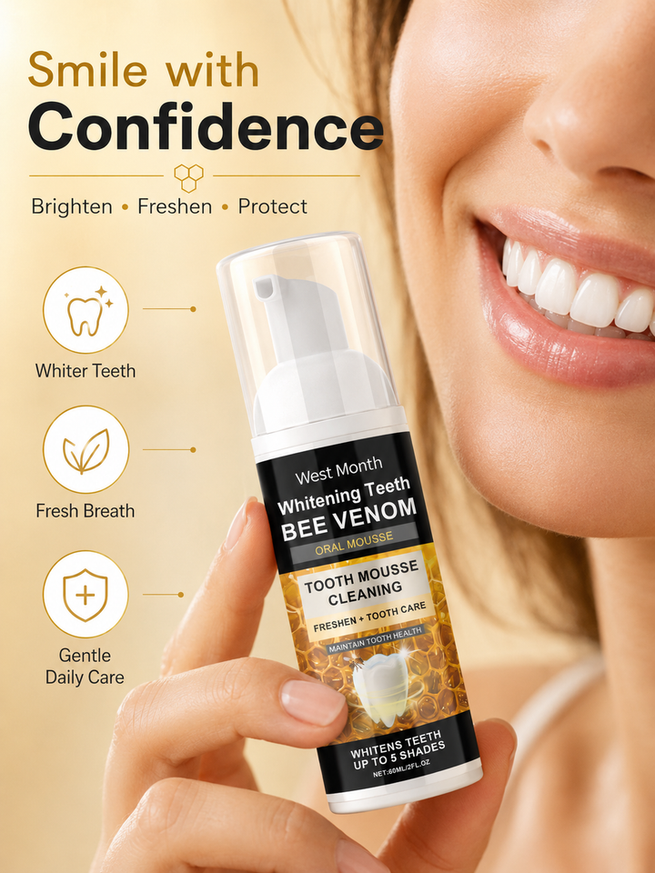 Bee Venom Whitening Tooth Mousse — Up to 5 Shades Brighter