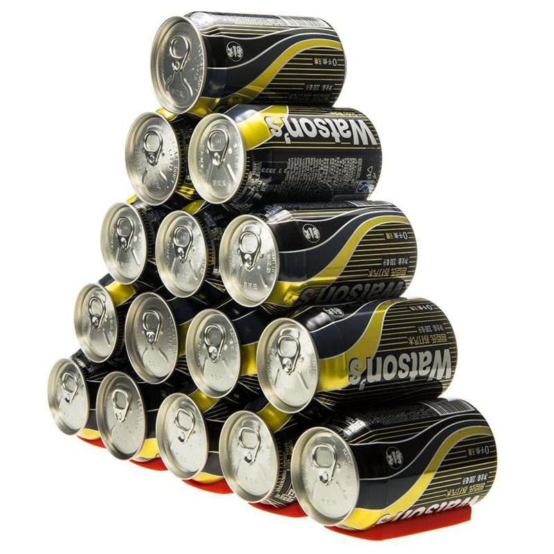 Stackable Beer Can Fridge Organizer, Cans Stay Upright