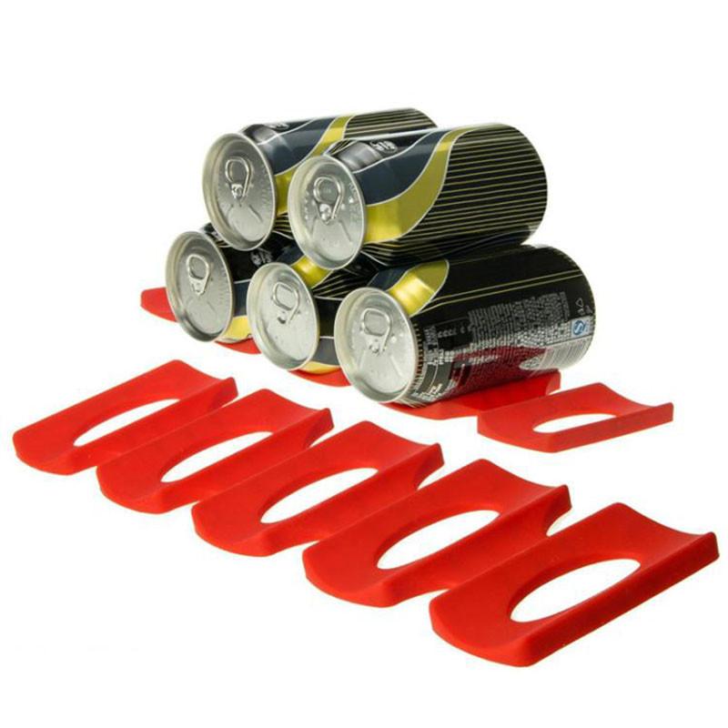 Stackable Beer Can Fridge Organizer, Cans Stay Upright
