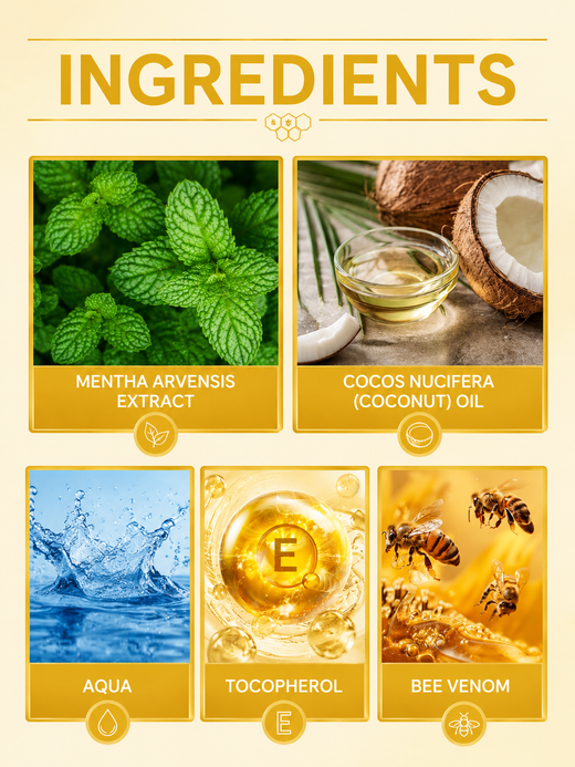Men's Chest Firming Oil — Bee Venom Lifts & Defines Chest Fast