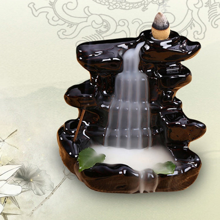 Backflow Incense Burner for a Cascading Calm Display