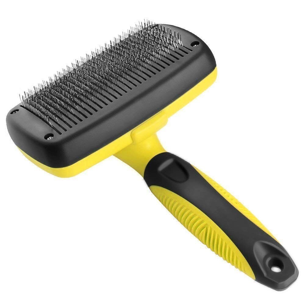 Self-Cleaning Dog Brush for Easy, Comfortable Grooming