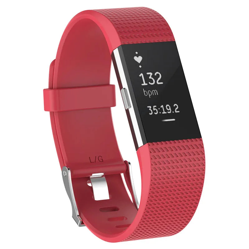 Replacement Silicone Watch Band for Fitness Trackers