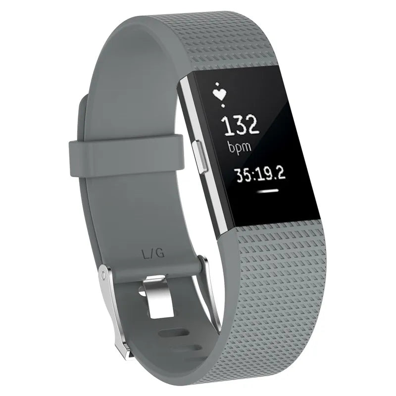 Replacement Silicone Watch Band for Fitness Trackers