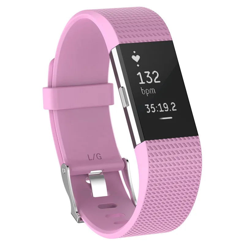 Replacement Silicone Watch Band for Fitness Trackers