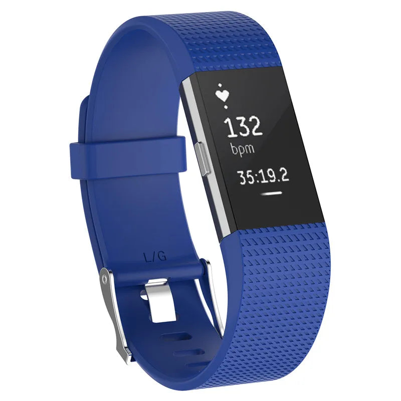 Replacement Silicone Watch Band for Fitness Trackers