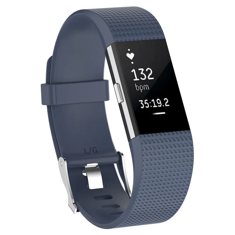 Replacement Silicone Watch Band for Fitness Trackers