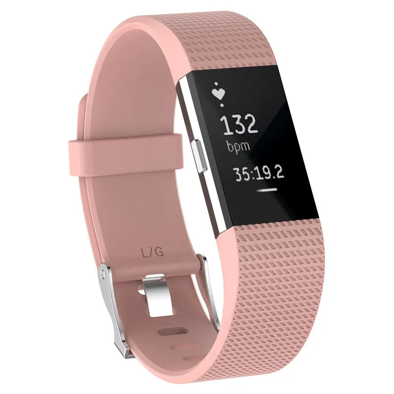 Replacement Silicone Watch Band for Fitness Trackers