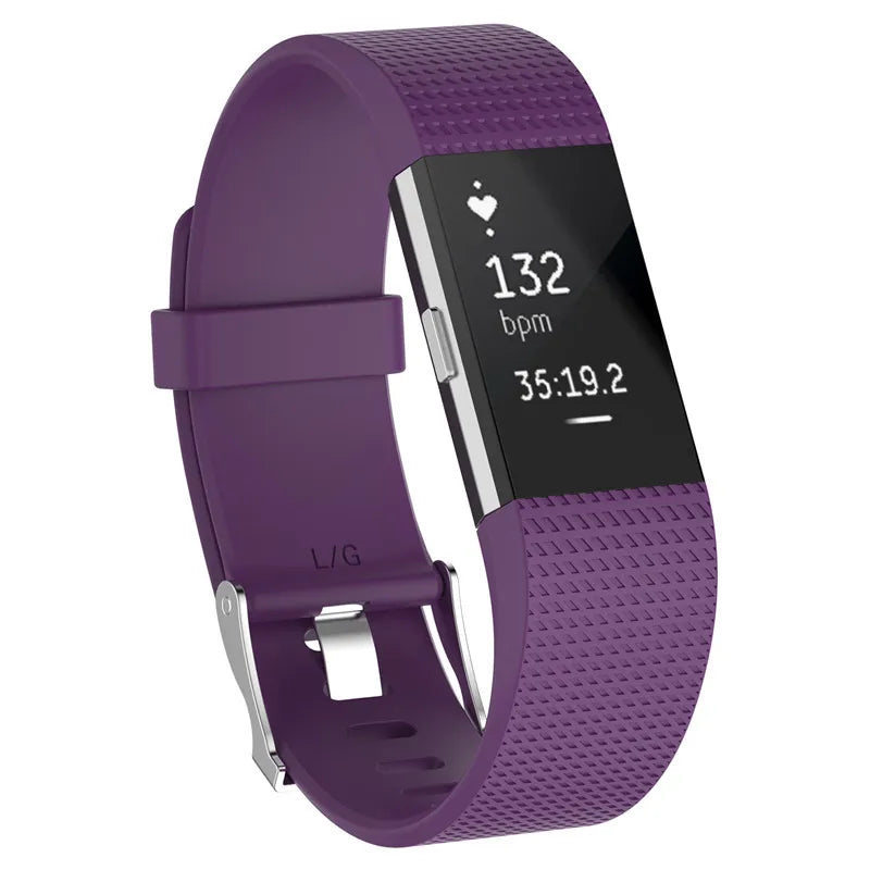 Replacement Silicone Watch Band for Fitness Trackers
