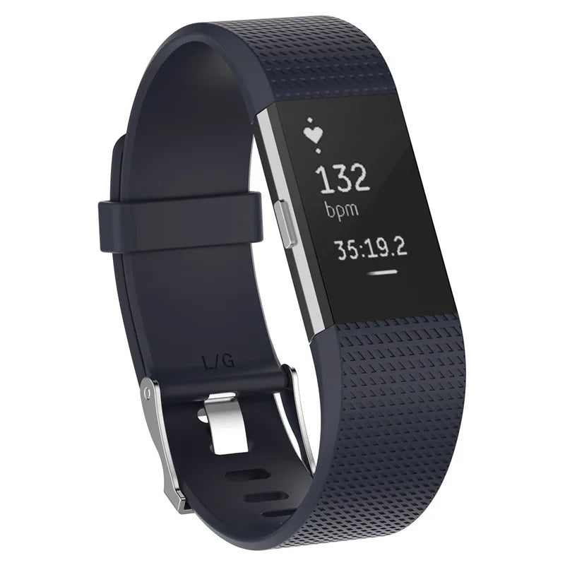 Replacement Silicone Watch Band for Fitness Trackers