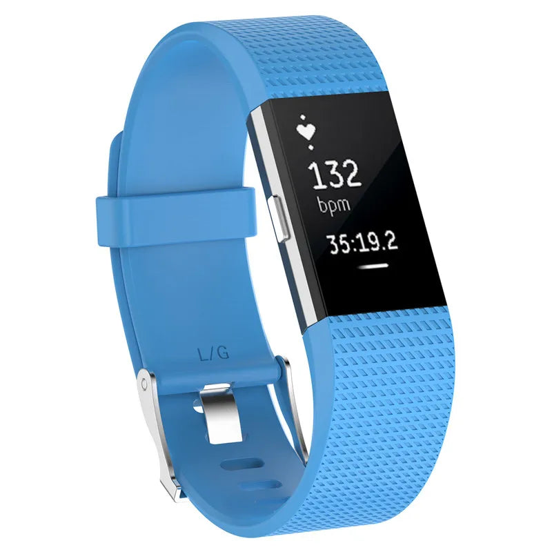 Replacement Silicone Watch Band for Fitness Trackers