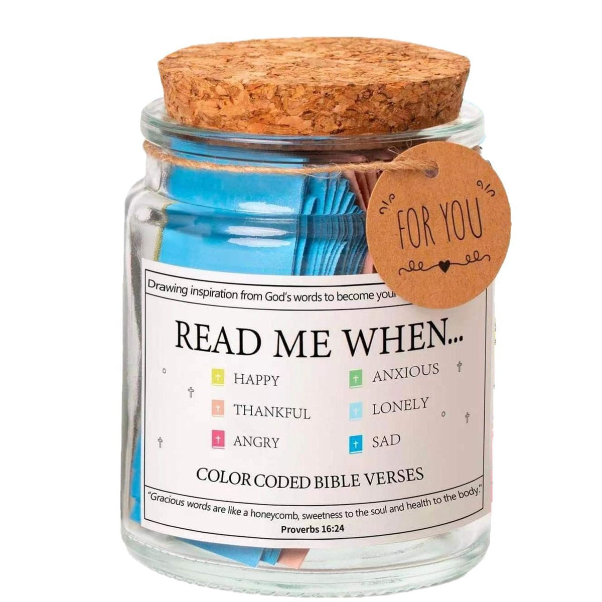 Bible Verses in a Jar for Daily Christian Encouragement