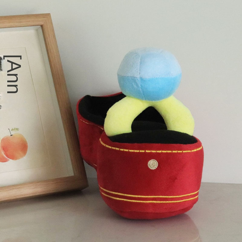 Big Diamond Plush Ring Set for Playful Doll Display