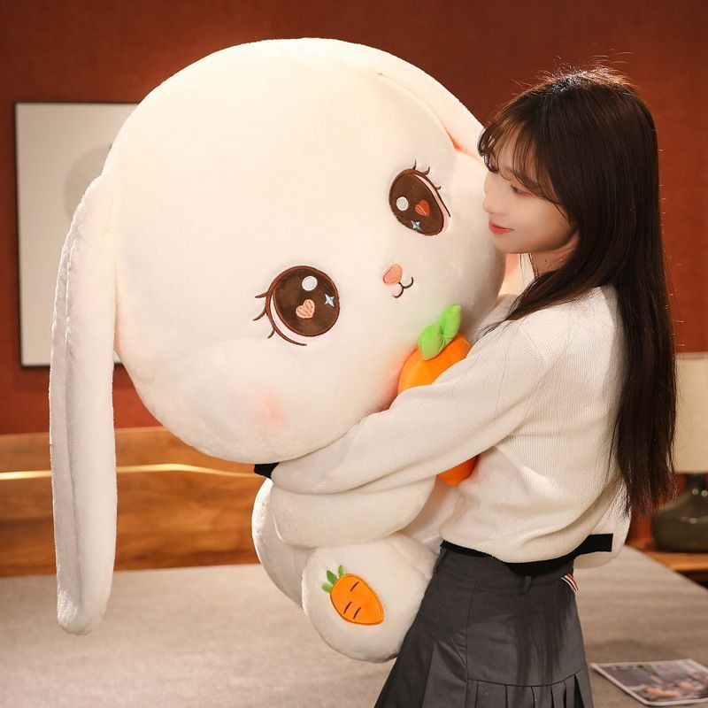 Big Rabbit Plush Toy – Soft Cuddle Pillow & Decor