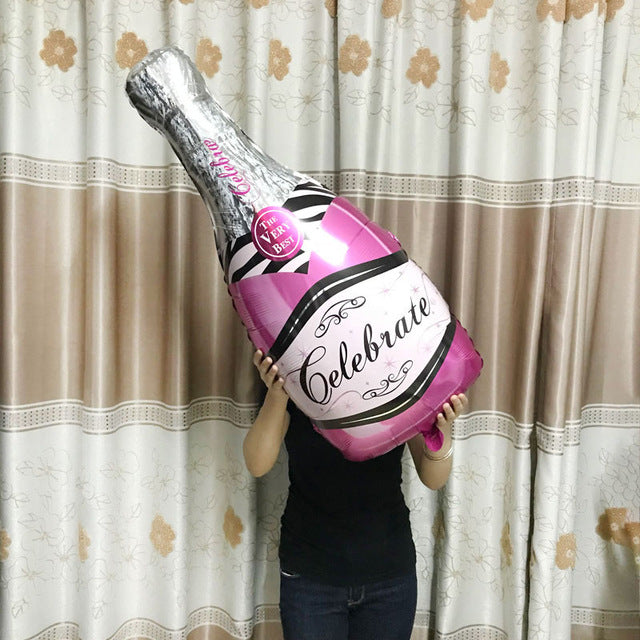 Jumbo Champagne Balloon Set for Party Centerpieces