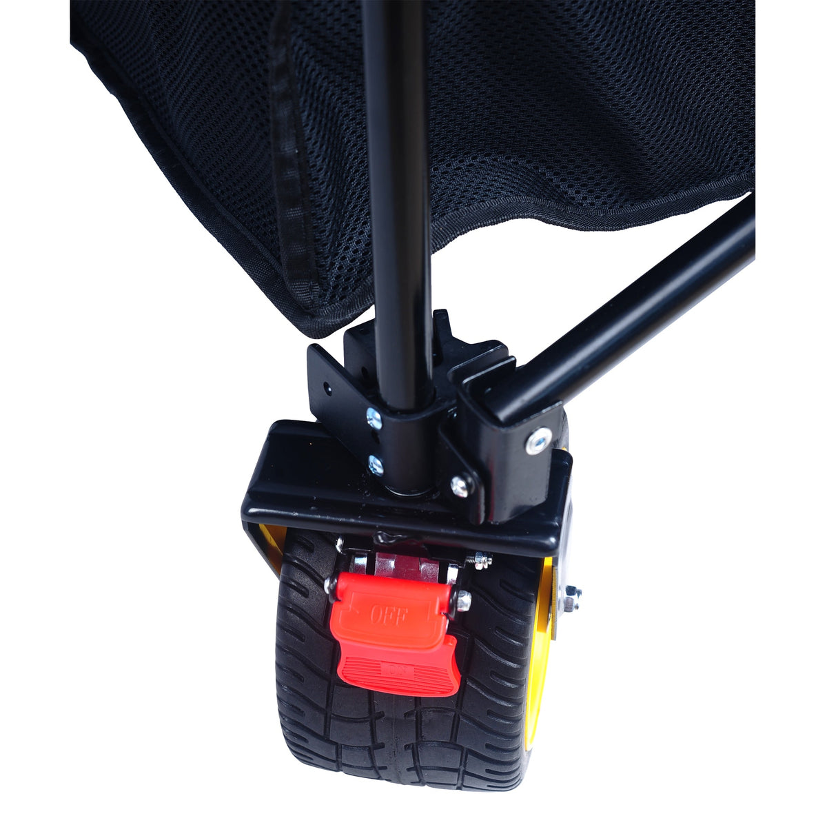 Folding Wagon Cart with All-Terrain Wheels & Extender