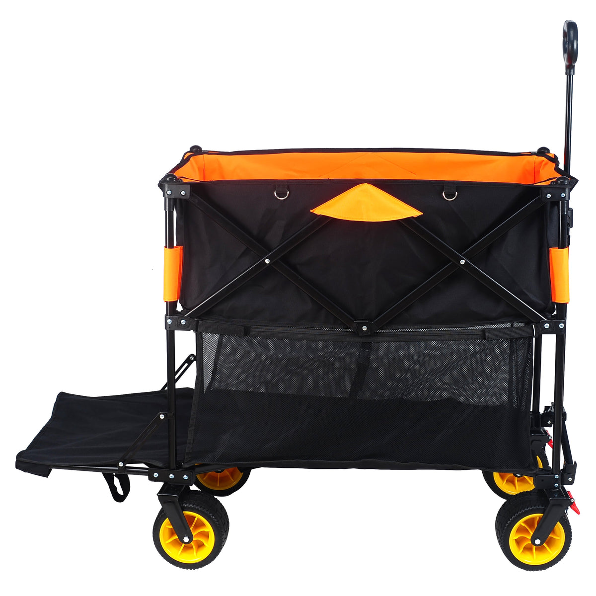 Folding Wagon Cart with All-Terrain Wheels & Extender