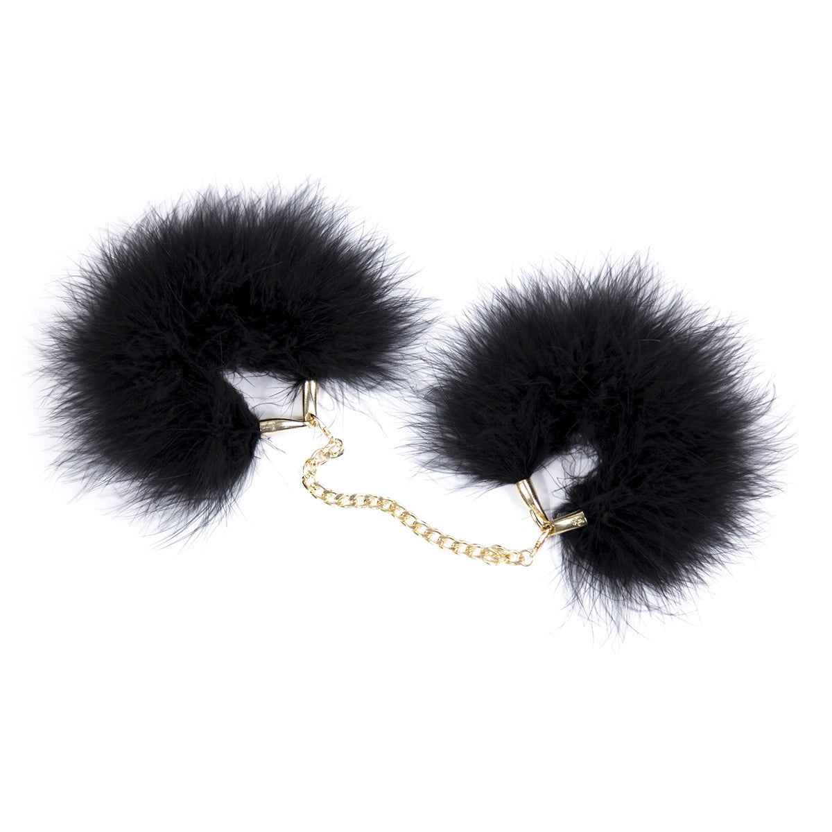 Feather Handcuffs for Playful Costume Restraint Gear