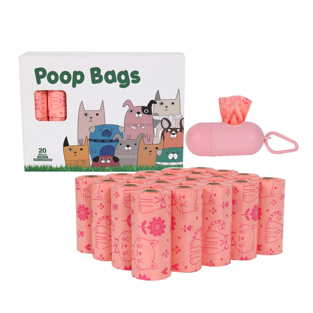 Biodegradable Dog Poop Bags - Leak-Proof Extra Thick 20 Rolls
