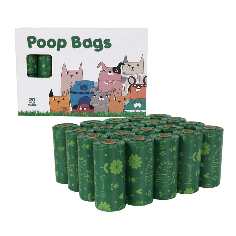 Biodegradable Dog Poop Bags - Leak-Proof Extra Thick 20 Rolls