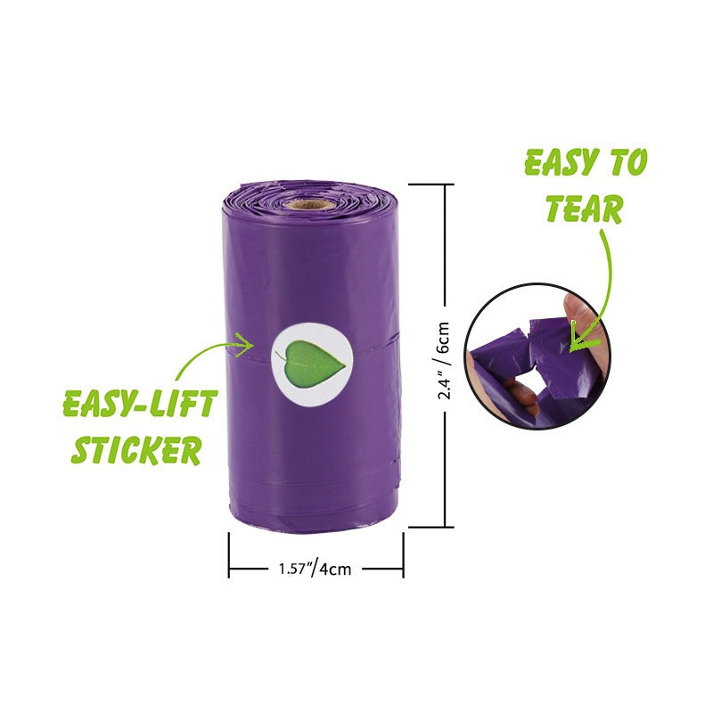 Biodegradable Dog Poop Bags, 120 Ct, 8 Rolls