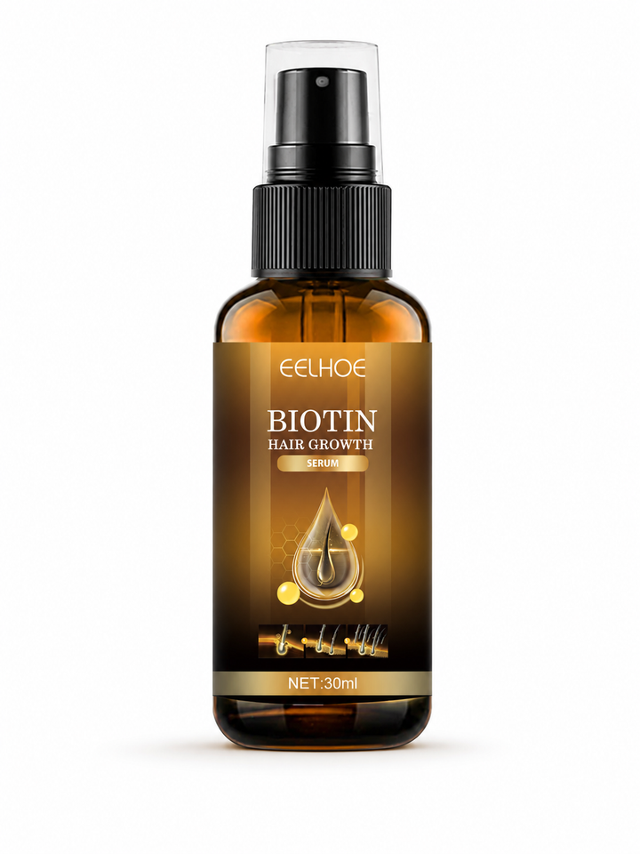 Biotin Hair Growth Serum — Stop Hair Loss, Visible Density
