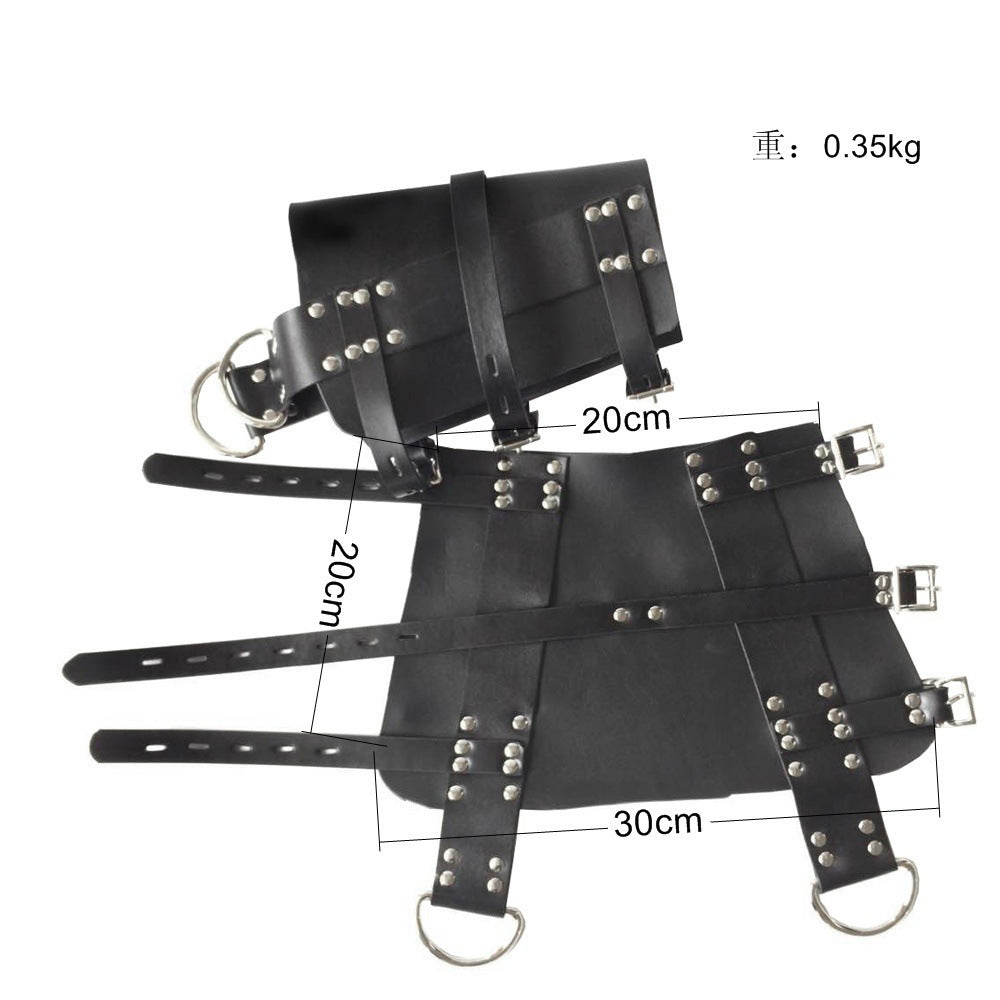Black Suspension Restraints for Adjustable BDSM Play