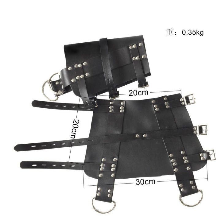 Black Suspension Restraints for Adjustable BDSM Play